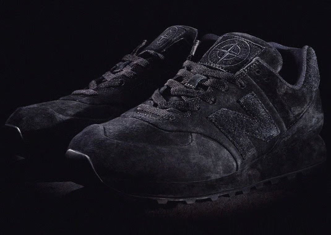 New Balance 574 Legacy Stone Island Ghost Navy Blue