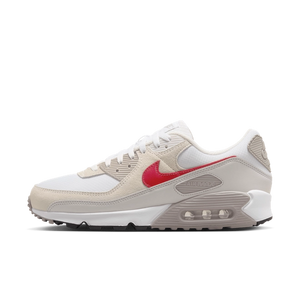 Nike Air Max 90 White College Grey Vast Grey University Red