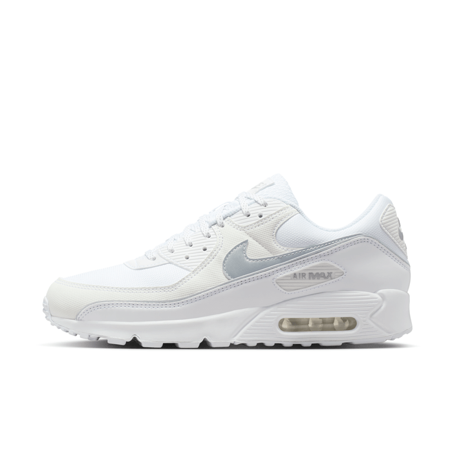 Nike Air Max 90 Premium White Metallic Silver Reflective