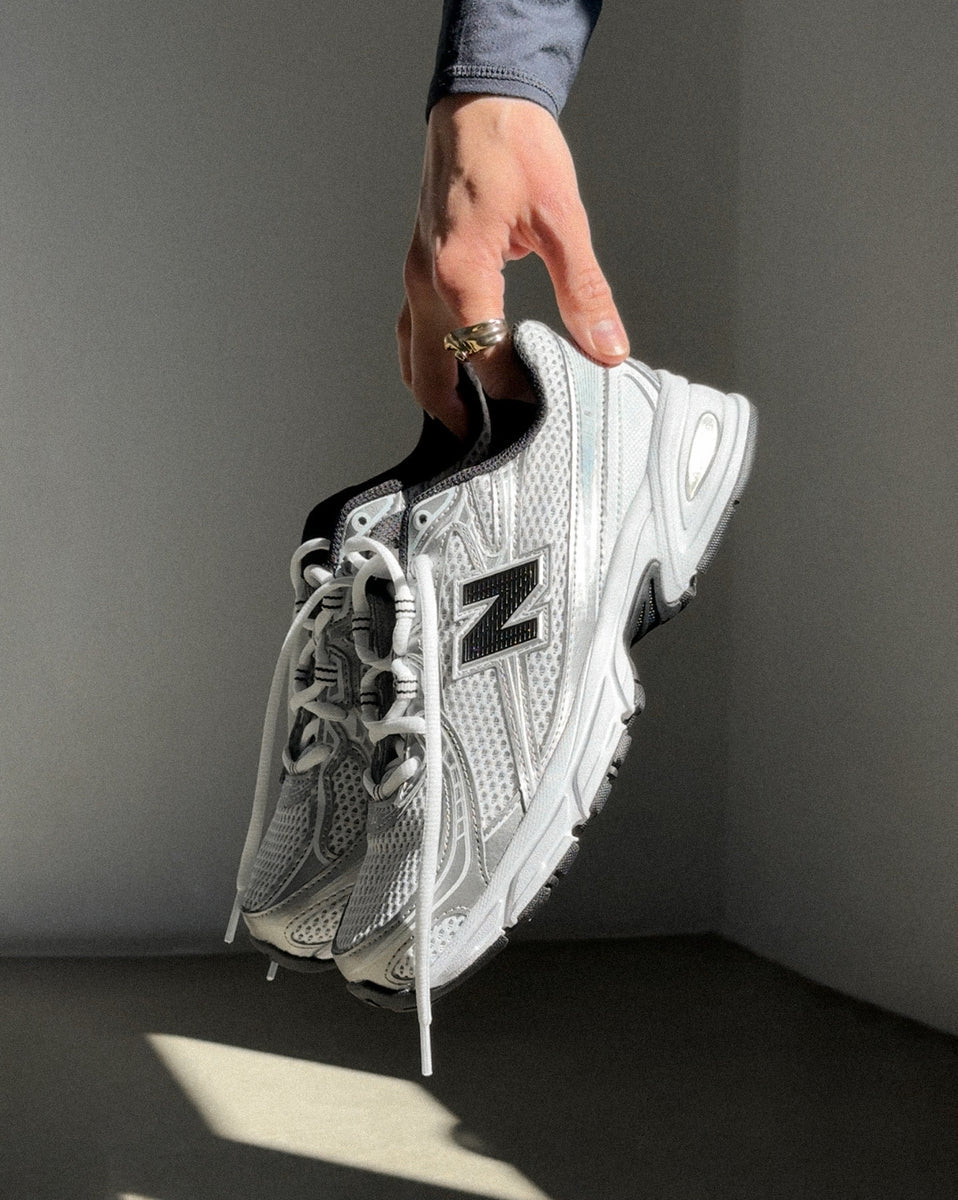 New Balance 740 White Silver Metallic Navy