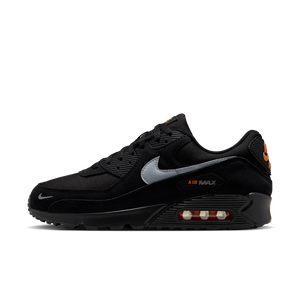 Nike Air Max 90 Black Metallic Cool Grey Orange