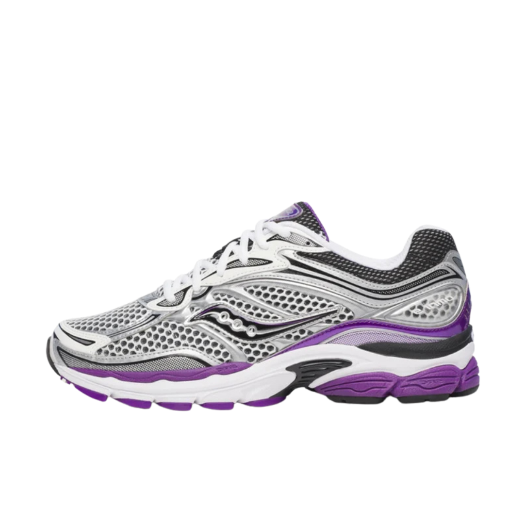 Saucony ProGrid Omni 9 White Black Silver Purple