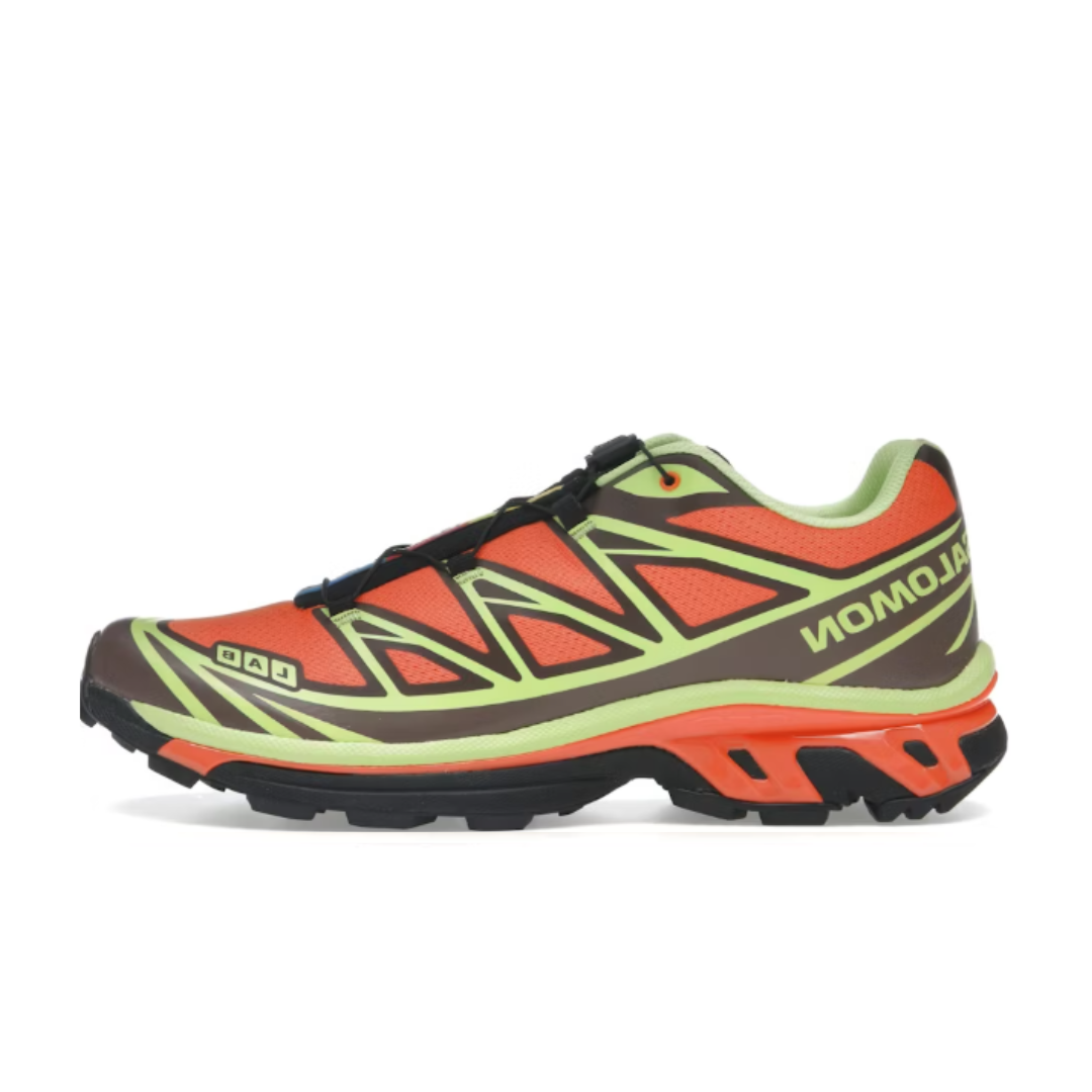 Salomon XT-6 Red Orange Sharp Green