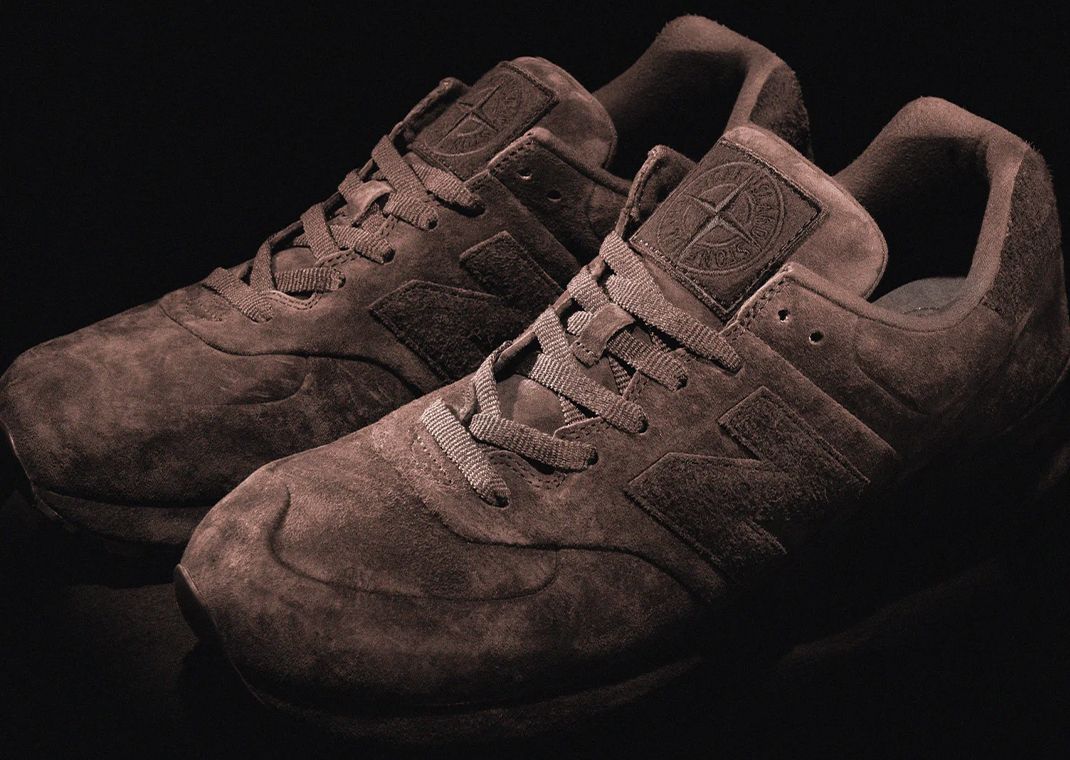New Balance 574 Legacy Stone Island Ghost Dark Brown