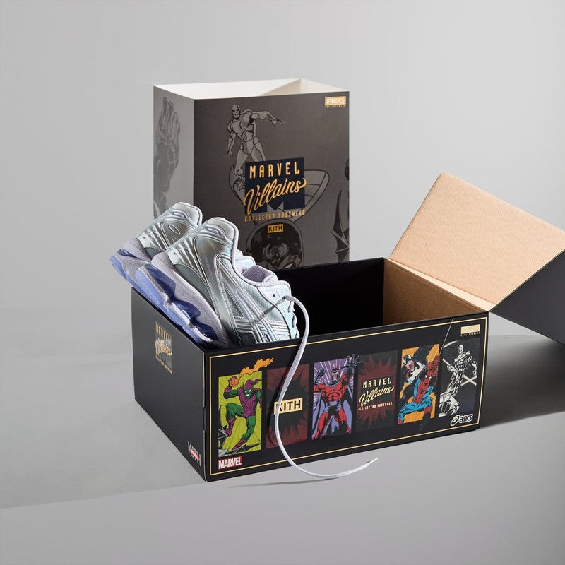 ASICS Gel-Kayano 14 Kith Marvel Villains Silver Surfer