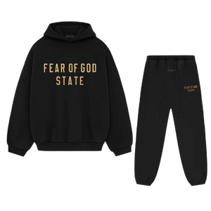 Fear of God Essentials FW24 Black Yellow State Full Set