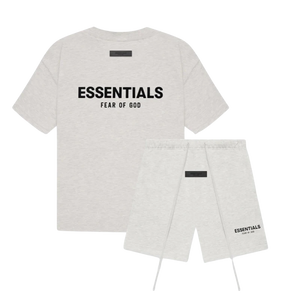 Fear of God Essentials Light Oatmeal Summer Set