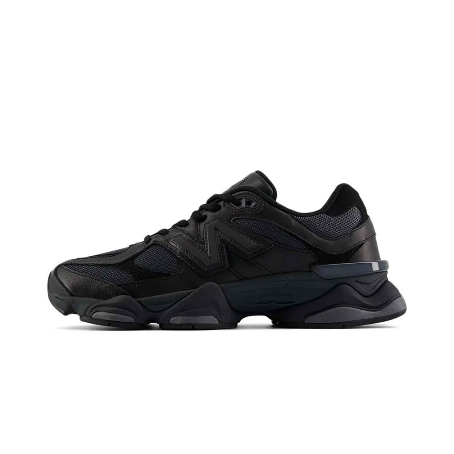 New Balance 9060 Triple Black Leather