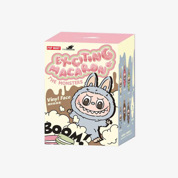 Pop Mart Labubu The Monsters Exciting Macaron Vinyl Plush Pendant Blind Box