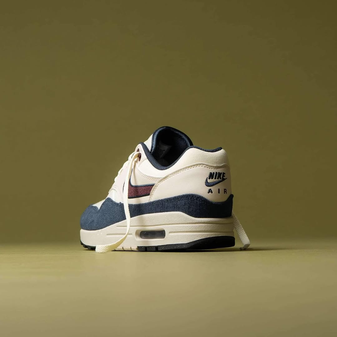 Nike Air Max 1 Coconut Milk Burgundy Crush Navy