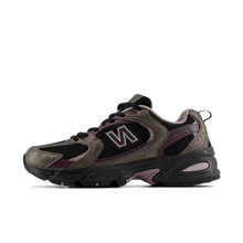 New Balance 530 Black Metallic Plum Brown