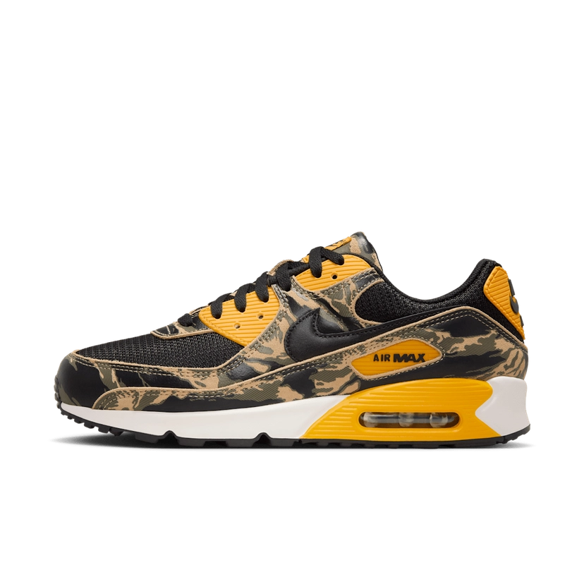 Nike Air Max 90 Premium Black University Gold Camo