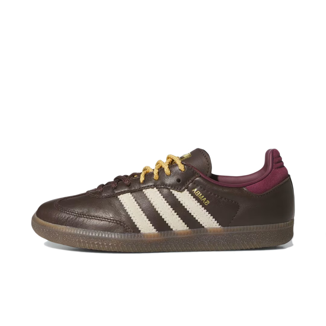 Adidas Samba OG Brown Warm Vanilla Maroon sneaker