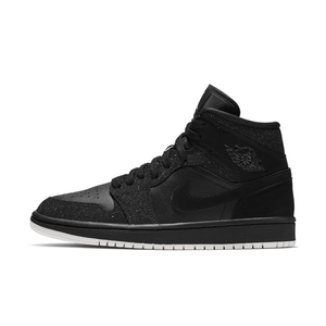 Air Jordan 1 Mid Glitter Black (W)
