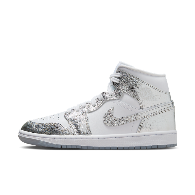 Air Jordan 1 Mid SE Metallic Silver (W)