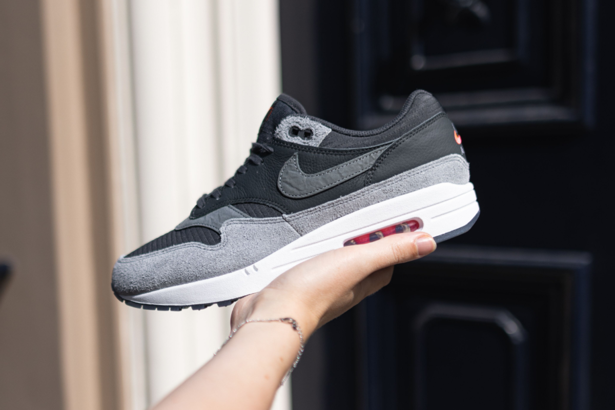 Nike air max 1 premium grijs shop