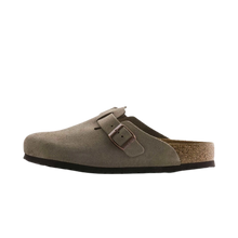 Birkenstock Boston Soft Footbed Suede Taupe (Narrow Fit)