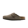 Birkenstock Boston Soft Footbed Suede Taupe (Narrow Fit)