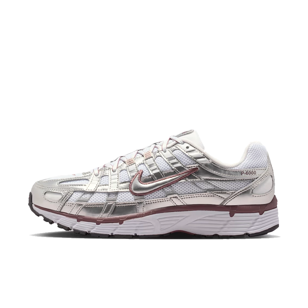 Nike P-6000 White Metallic Silver Tattoo (W)