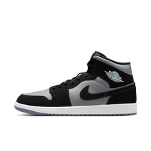 Air Jordan 1 Mid Black Cool Grey Light Armoury Blue
