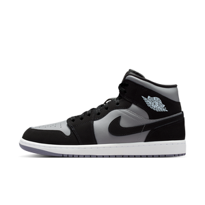 Air Jordan 1 Mid Black Cool Grey Light Armoury Blue