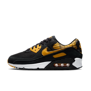 Nike Air Max 90 Black Yellow Ochre Plaid