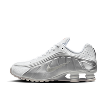 Nike Shox R4 White Bright Crimson Metallic Silver