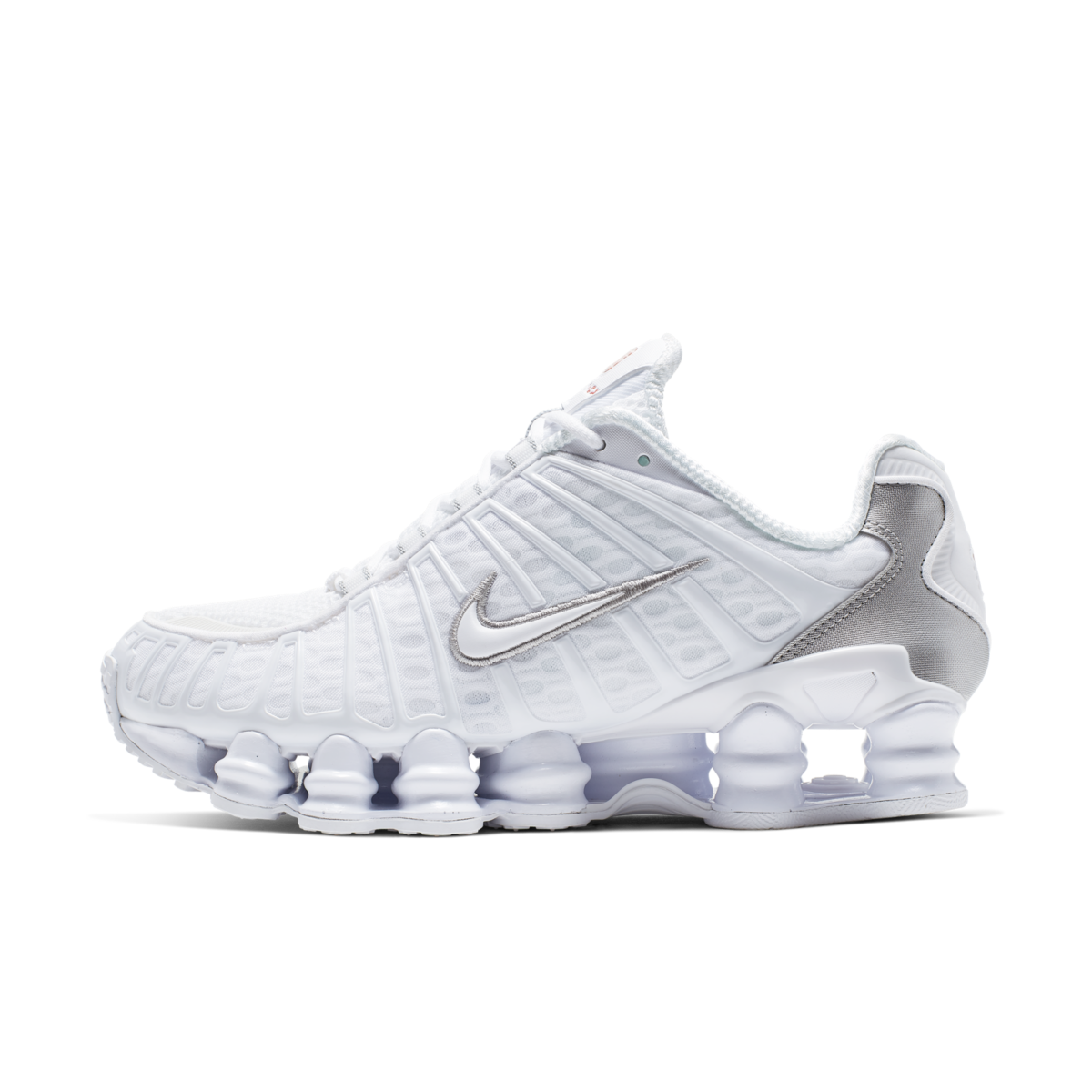 Nike Shox TL White Metallic Silver Max Orange (W)