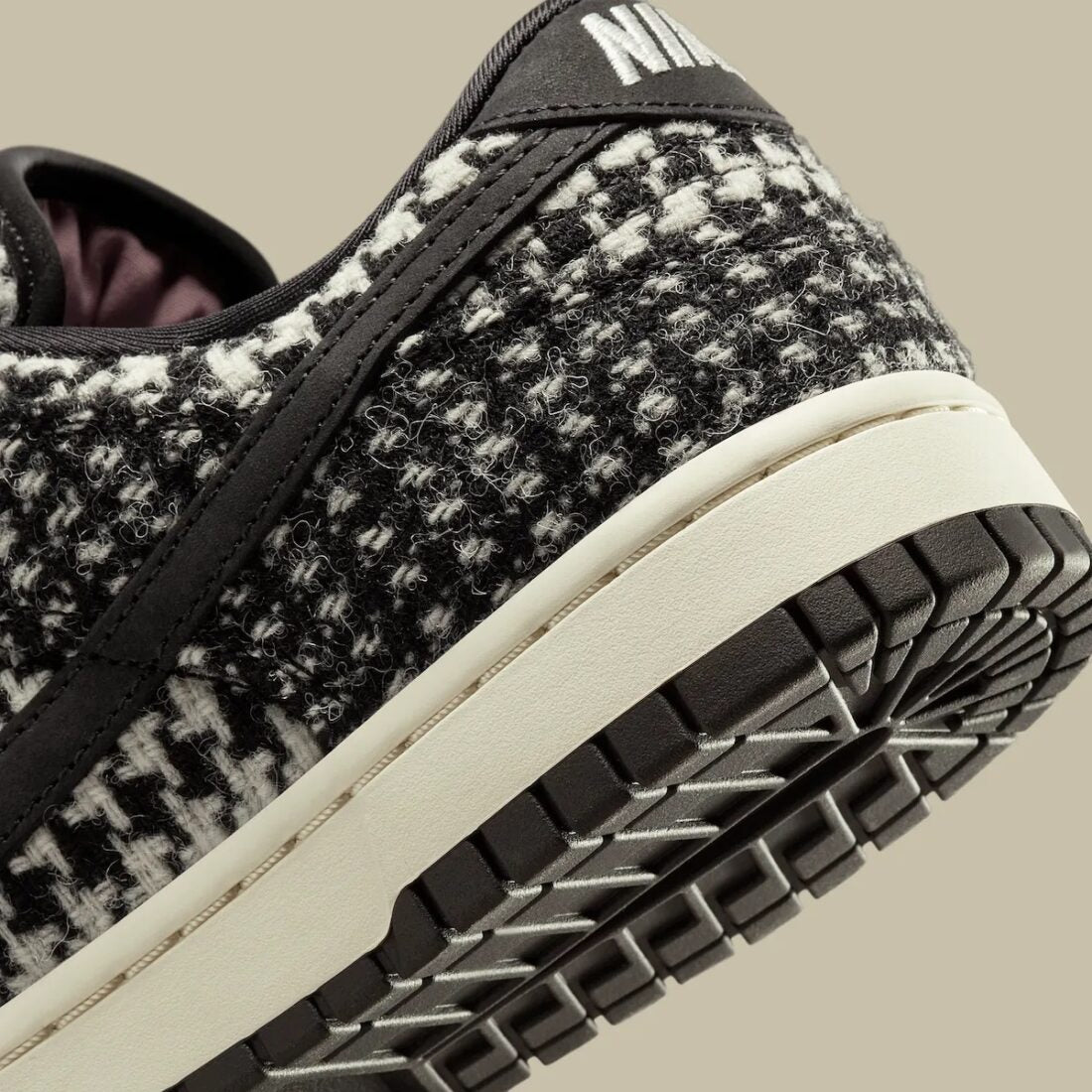 Nike Dunk Low Harris Tweed White Black Multi
