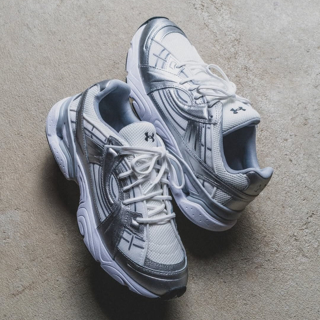 Under Armour UA Sola White Metallic Silver