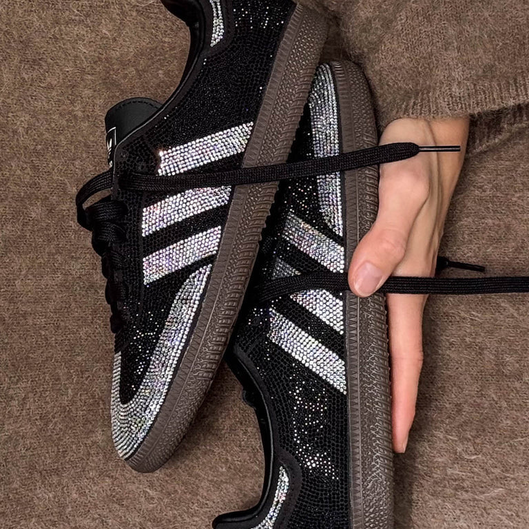 Adidas Samba OG Rhinestone Black Silver (W)